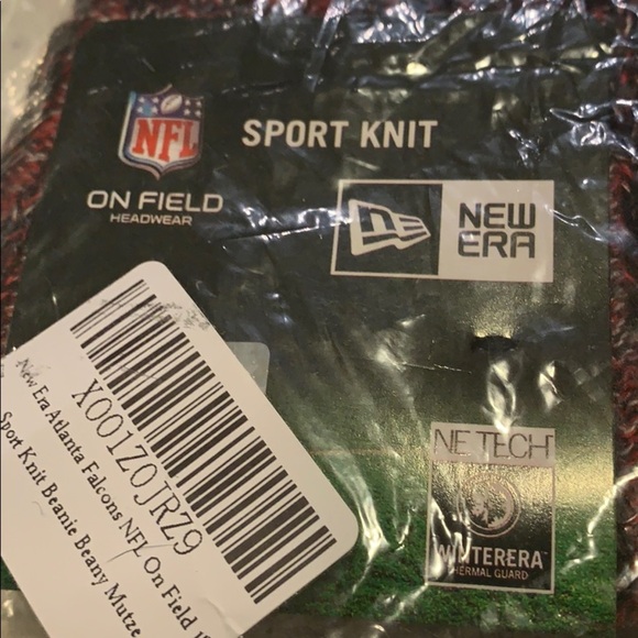 Atlanta Falcon NFL Knit Beanie Hat NWT - Picture 4 of 4